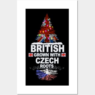 British Grown With Czech Roots - Gift for Czech With Roots From Czech Republic Posters and Art